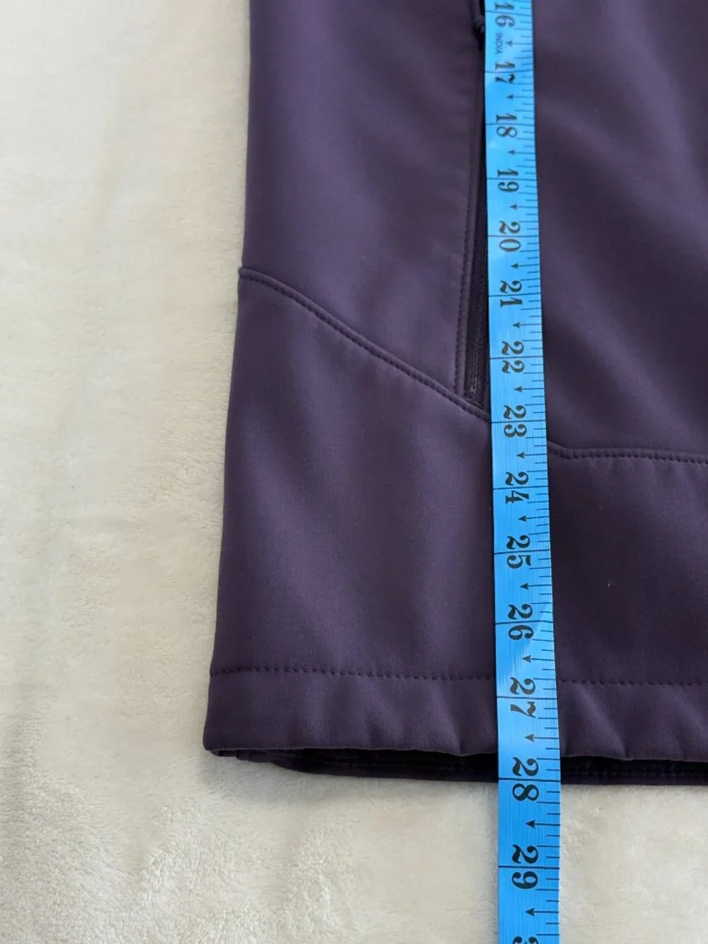 The North Face Apex Bionic Soft Shell Jacket Men's XL Gray Purple Fleece Lined